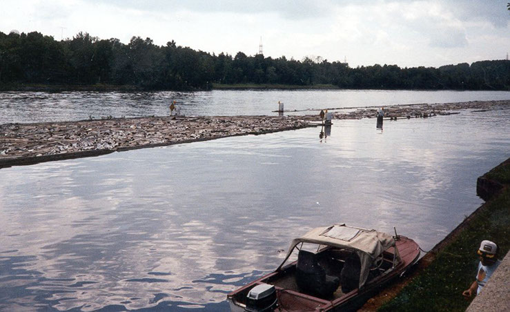 St Maurice river, Shawinigan, Canada