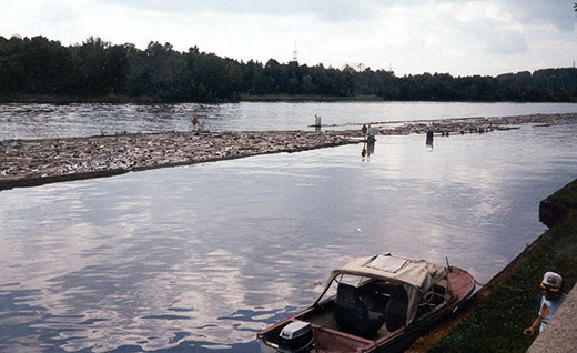 St Maurice river, Shawinigan, Canada