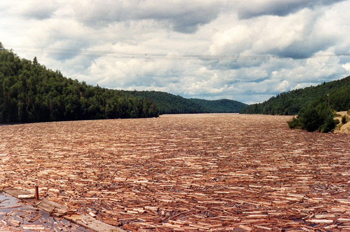 St Maurice river, Shawinigan, Canada