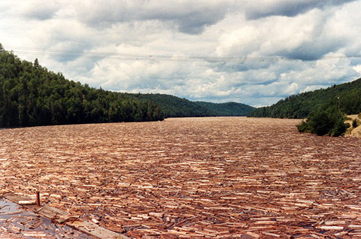 St Maurice river, Shawinigan, Canada