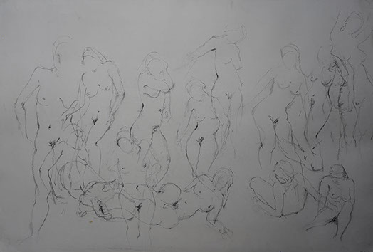 Esquisse, sketch, Marie Gaillet