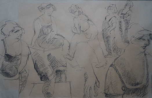 Esquisse, sketch, Marie Gaillet