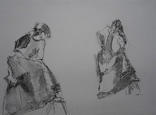 Esquisse, sketch, Marie Gaillet