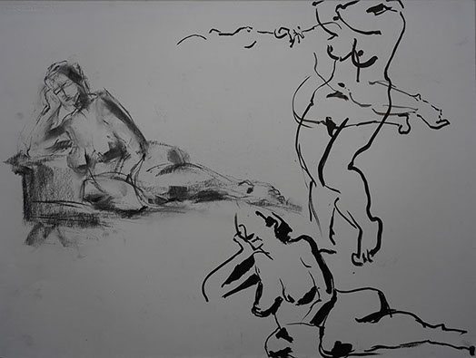 Esquisse, sketch, Marie Gaillet